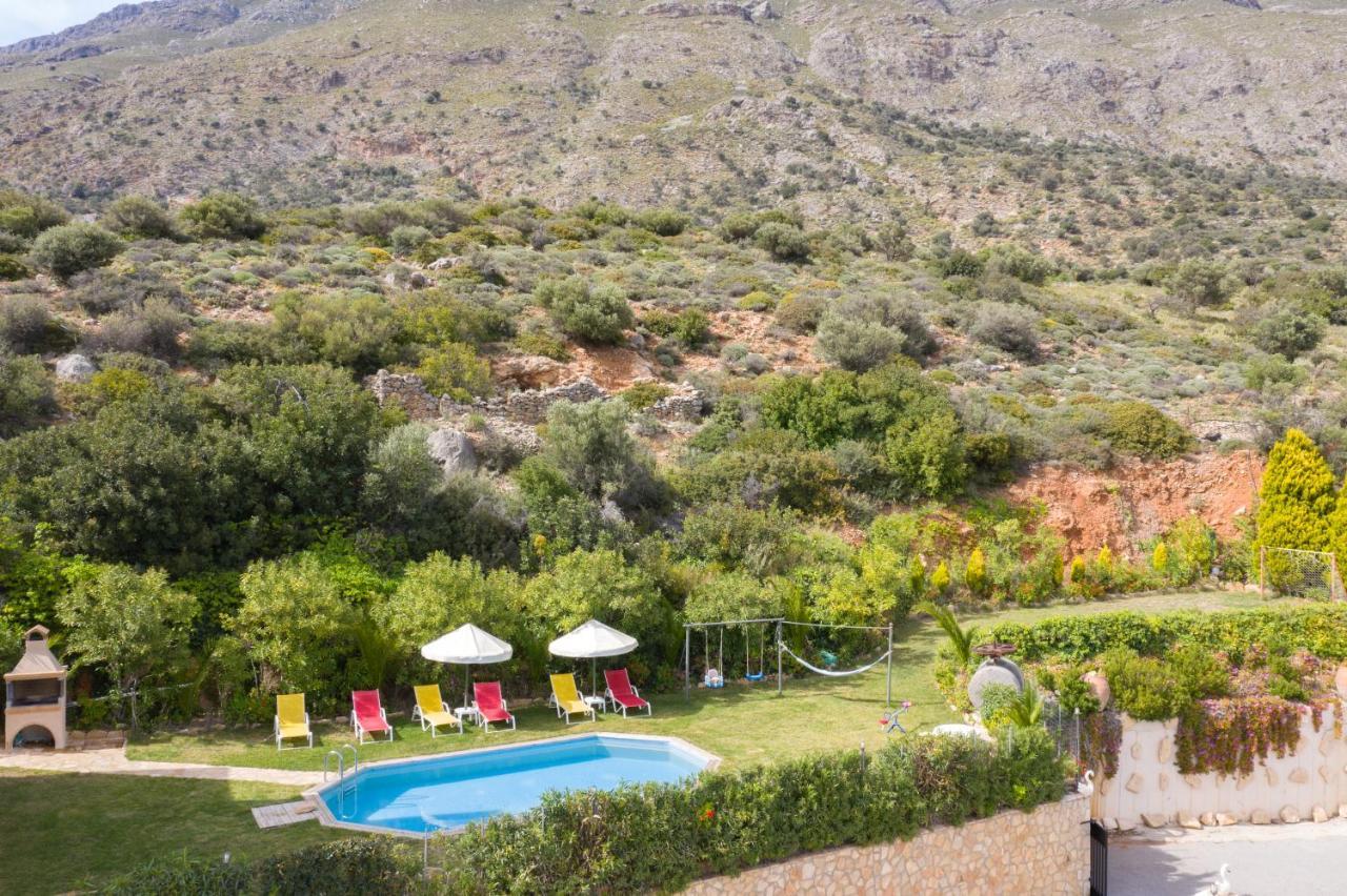 Triopetra Luxury Villas Panagia Ngoại thất bức ảnh